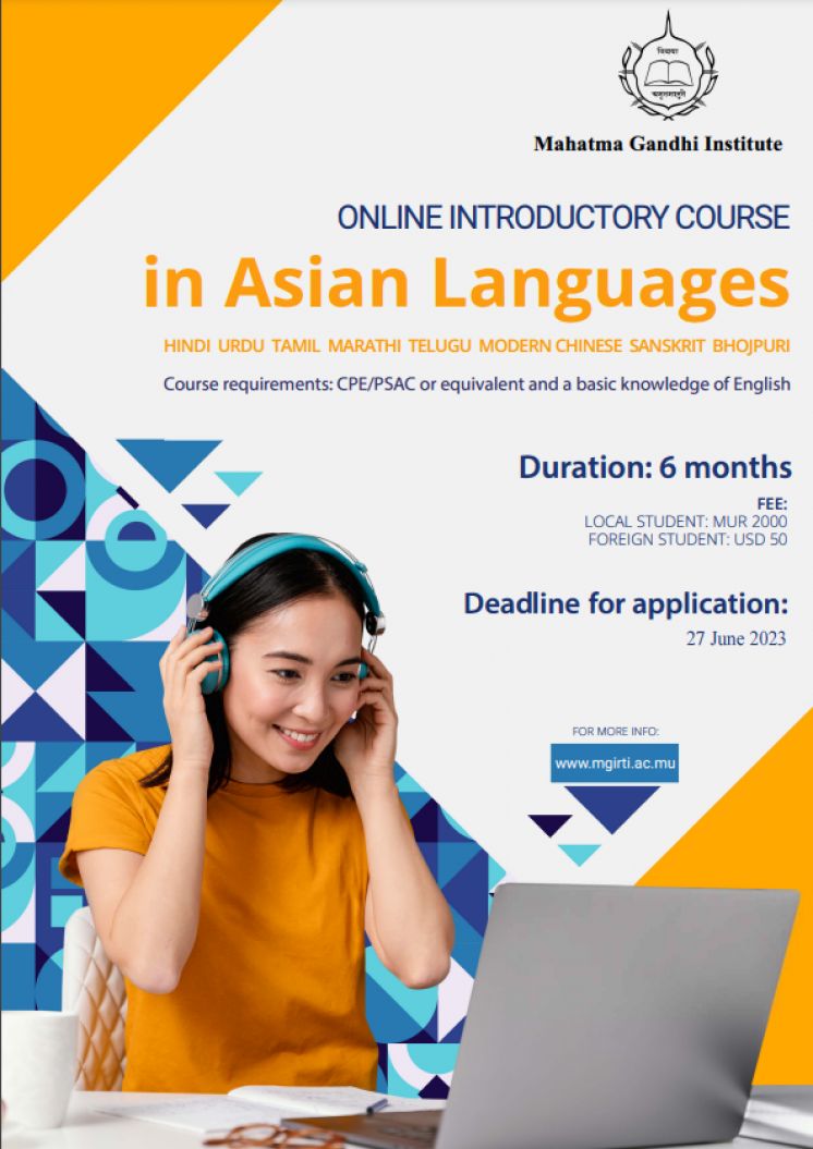 Online Introductory Courses in Asian Languages